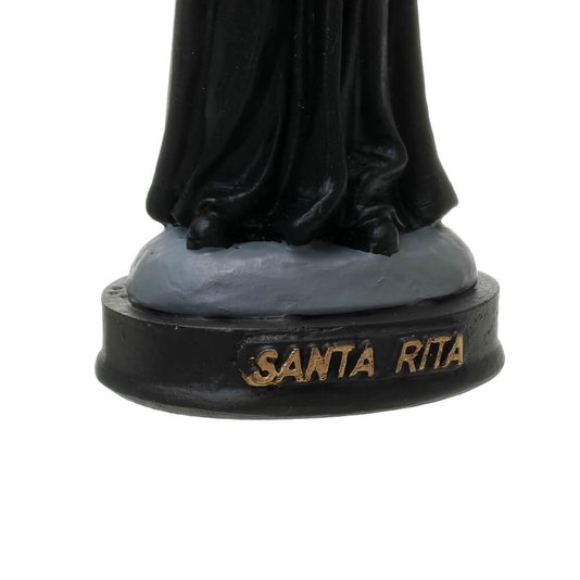 Imagem de Santa Rita de Cássia em Resina - 15,5cm