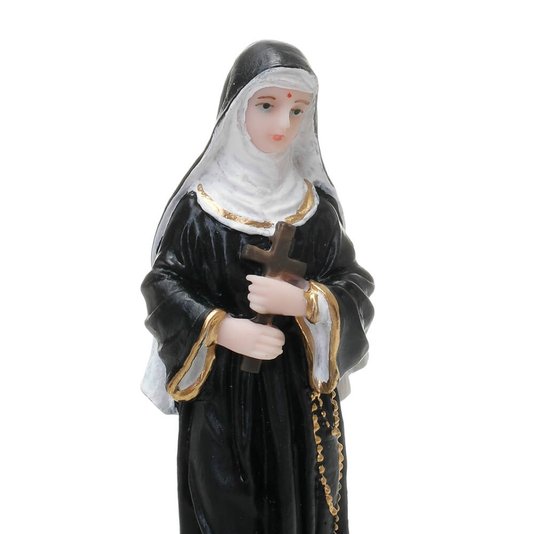Imagem de Santa Rita de Cássia em Resina - 15,5cm