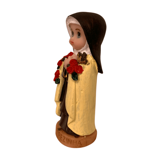 Imagem de Santa Teresinha Infantil em Resina - 8cm