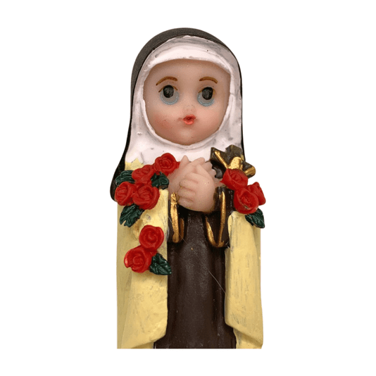 Imagem de Santa Teresinha Infantil em Resina - 8cm