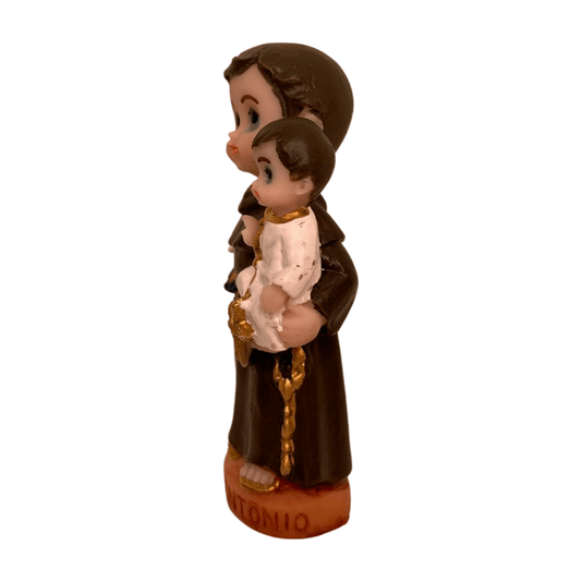Imagem de Santo Antônio Infantil em Resina - 8cm