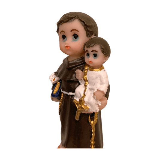 Imagem de Santo Antônio Infantil em Resina - 8cm