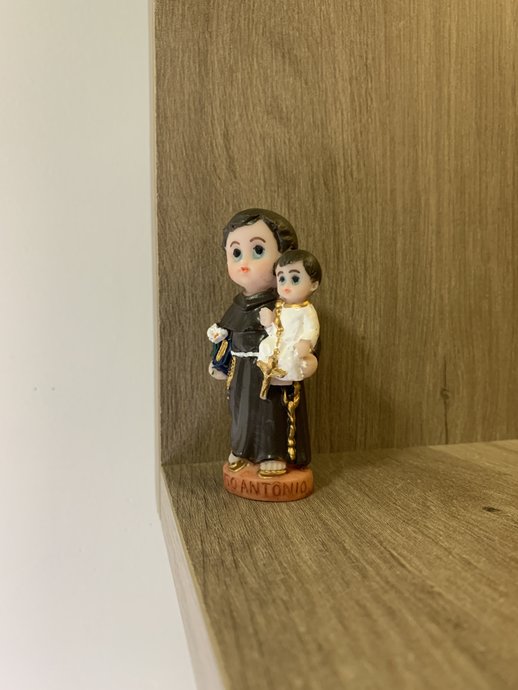 Imagem de Santo Antônio Infantil em Resina - 8cm