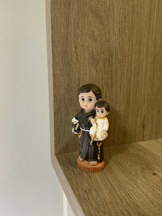 Imagem de Santo Antônio Infantil em Resina - 8cm