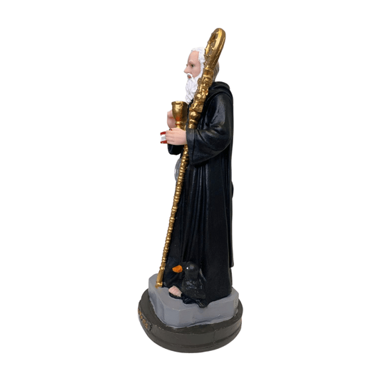 Imagem de São Bento com Medalha em Resina - 22cm