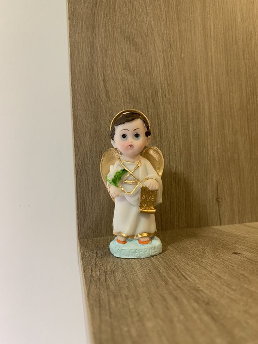 Imagem de São Gabriel Infantil em Resina - 8cm