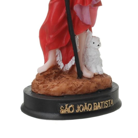 Imagem de São João Batista em Resina - 14cm