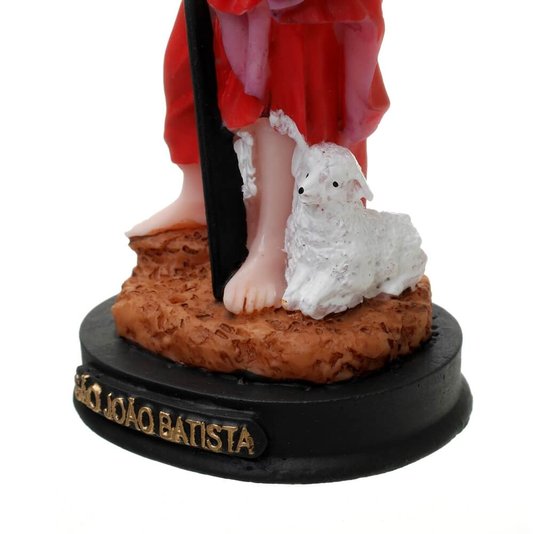 Imagem de São João Batista em Resina - 14cm