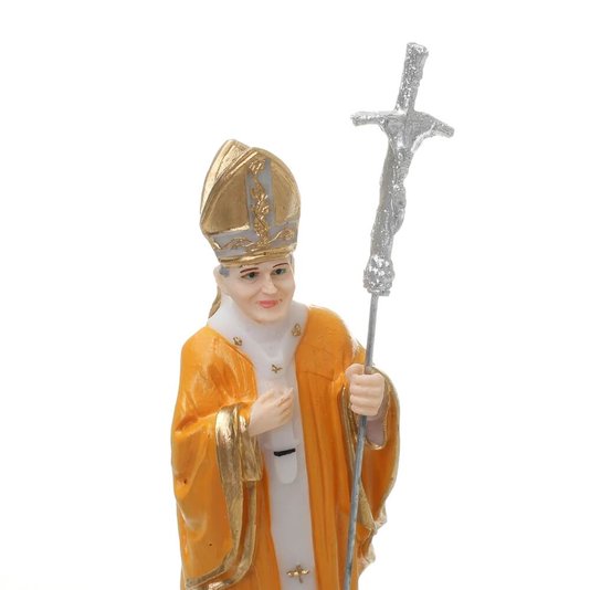 Imagem de São João Paulo Ii em Resina - 15cm