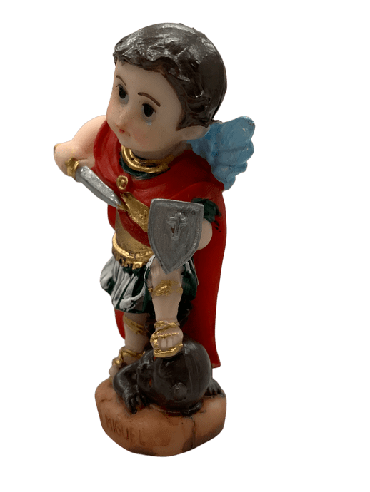 Imagem de São Miguel Arcanjo Modelo Infantil em Resina - 8cm