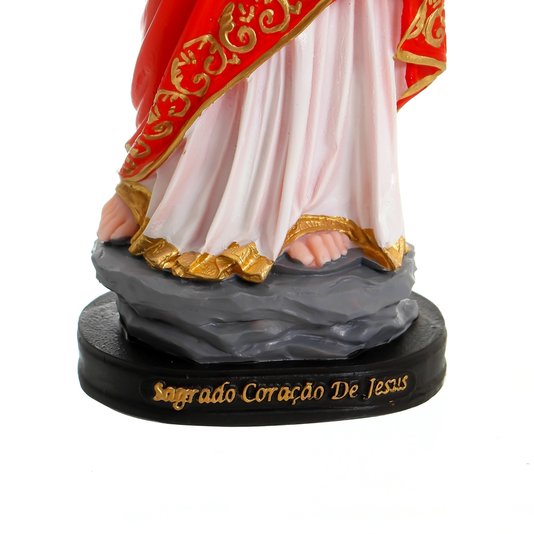 Imagem Sagrado Coração de Jesus em Resina - 31,5cm