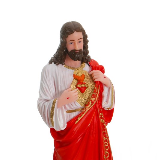 Imagem Sagrado Coração de Jesus em Resina - 31,5cm