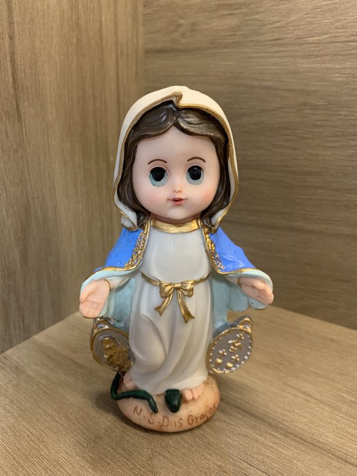 Imagem Nossa Senhora Das Graças Infantil em Resina - 14cm