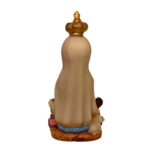 Imagem Nossa Senhora de Fátima Infantil em Resina - 8cm
