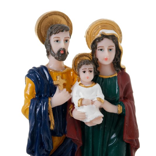 Imagem Sagrada Família em Resina - 12cm