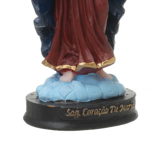 Imagem Sagrado Coração de Maria em Resina - 15cm