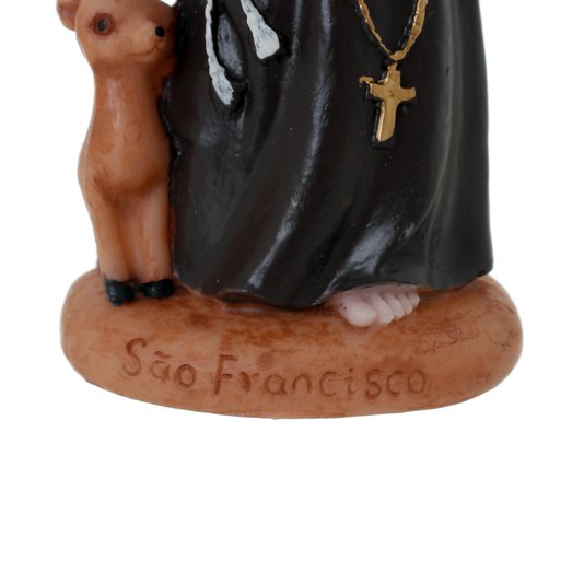 Imagem São Francisco de Assis infantil em resina - 13cm
