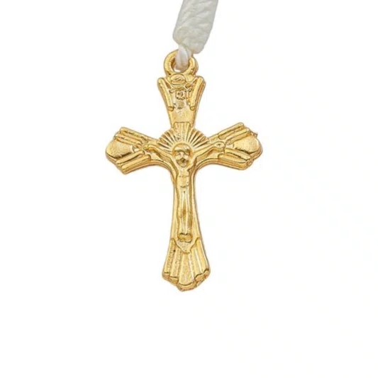 Kit Dezena Nossa Senhora Das Graças Pérola Abs Branca 8mm 6un