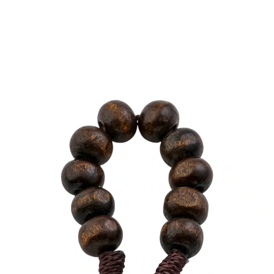 Kit Dezena São Bento Madeira Marrom Escuro 8mm 6un