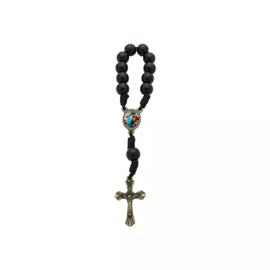 Kit Dezena São Miguel Pérola Preta 8mm 6un
