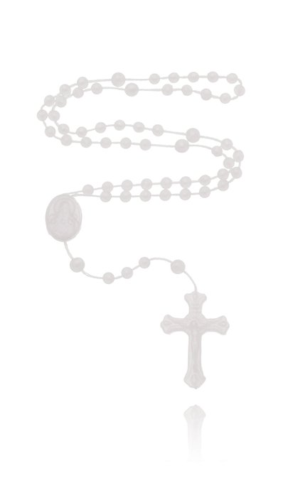 Lembrança Cálice com Terço - Branco