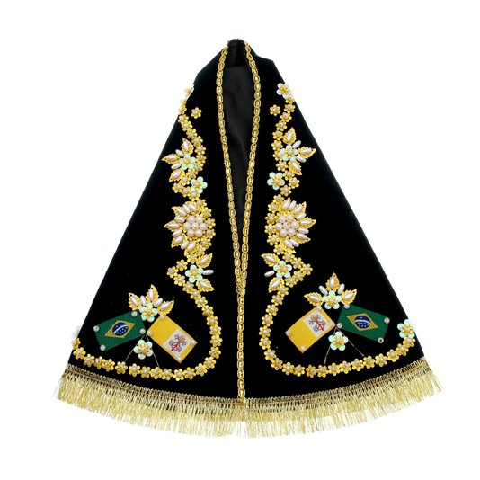 Manto para imagem de Nossa Senhora Aparecida - 30cm