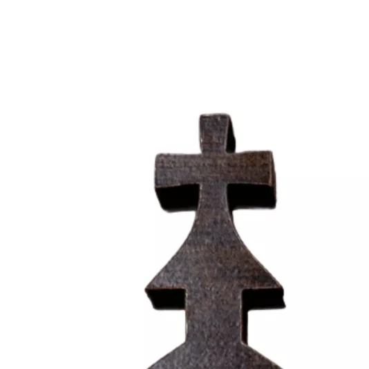 Mini Capela da Mãe Rainha de Schoenstatt em MDF - Marrom Escuro