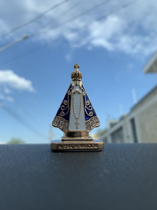 Pedestal para Carro de Nossa Senhora Aparecida com Strass