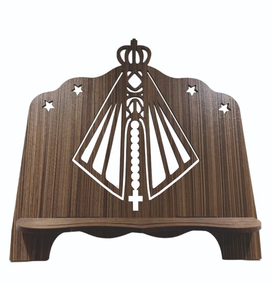 Porta Bíblia Vazado de Nossa Senhora da Conceição Aparecida - MDF
