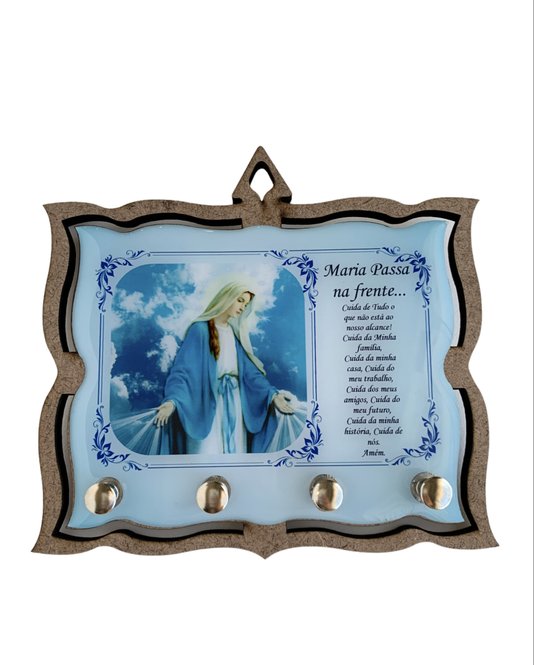 Porta chave Nossa Senhora das Graças - Maria Passa na Frente