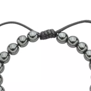 Pulseira Regulável Nossa Senhora Aparecida Hematita 4mm