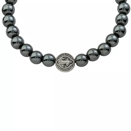 Pulseira Regulável São Bento Hematita 4mm