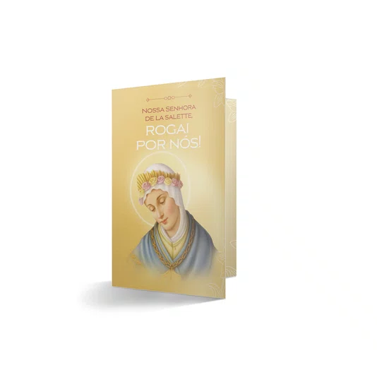 Terço com Folheto de Nossa Senhora de La Salette - Pérola