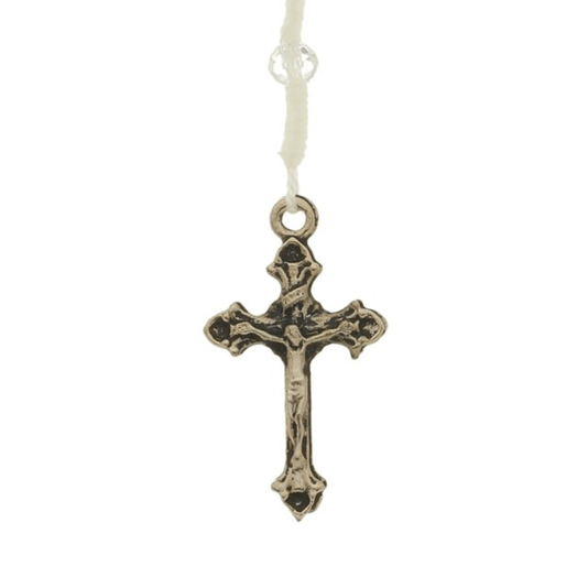 Kit Terço de Pulso de Nossa Senhora Aparecida com Conta Cristal Translúcida - 2Un