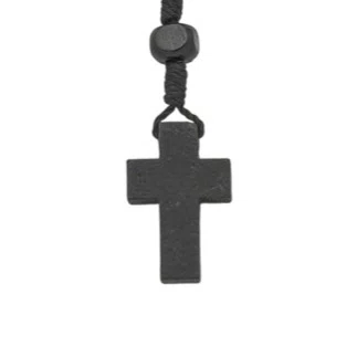 Terço de Pulso Masculino Madeira Preto 6mm