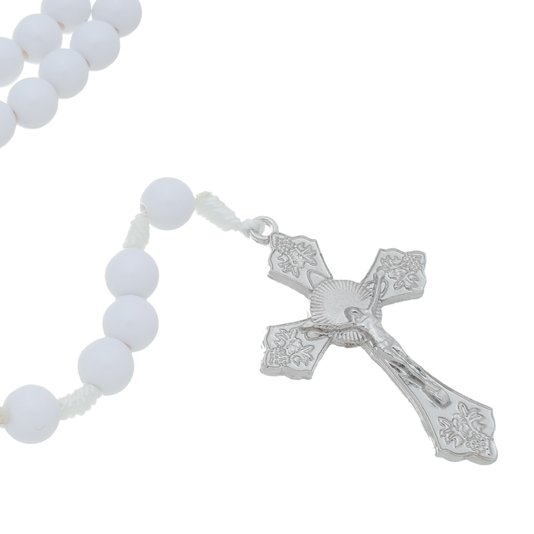 Terço Mães Que Oram Pelos Filhos - Branco