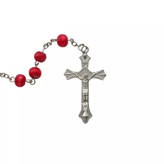 Terço Perfumado de Nossa Senhora Aparecida com Caixinha Acrílica - 12un