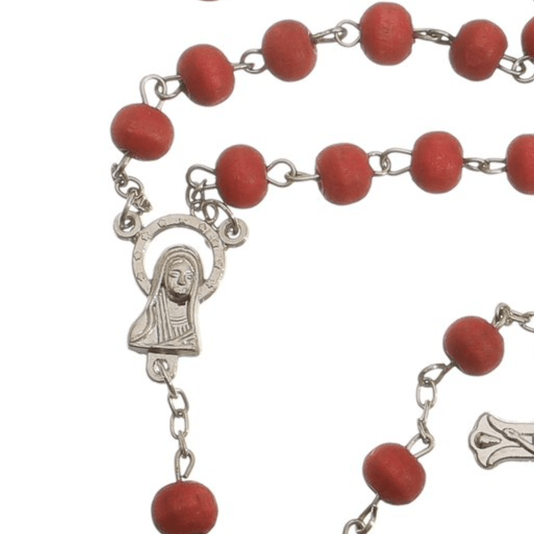 Terço Perfumado de Nossa Senhora do Silêncio com Caixinha Acrílica de Aparecida
