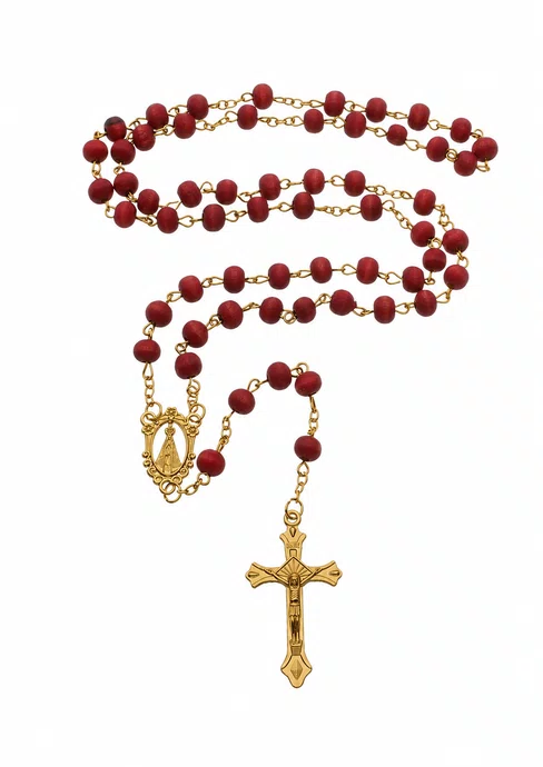 Terço Perfumado de Nossa Senhora Aparecida Dourado