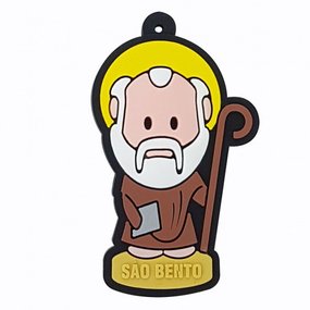 Chaveiro Emborrachado São Bento - 06 Un