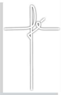 Adesivo Fé P - Branco 6un