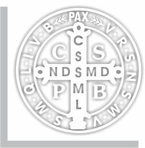 Adesivo de São Bento G - Branco 3un