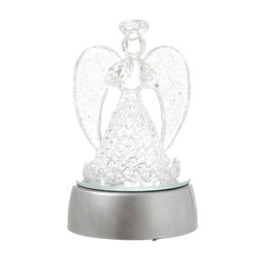 Anjo da Guarda com luz - Prata