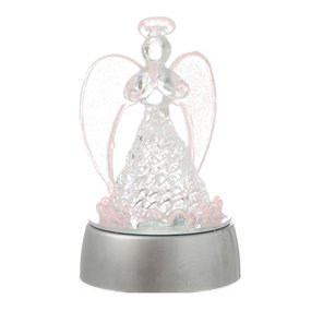 Anjo da Guarda com Luz - Rosa