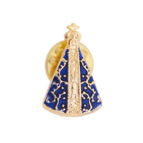 Botton de Nossa Senhora Aparecida Folheado - 3Un