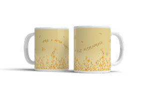 Caneca de Mães Amarela - Onde O Amor Habita - em Porcelana