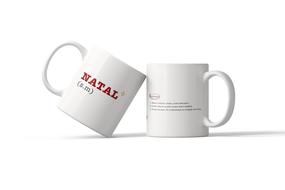 Caneca de Natal O Significado do Natal - Porcelana