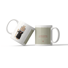 Caneca de Porcelana Infantil São Bento