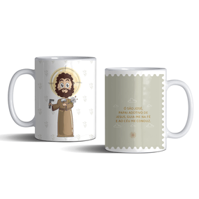 Caneca de Porcelana Infantil São José