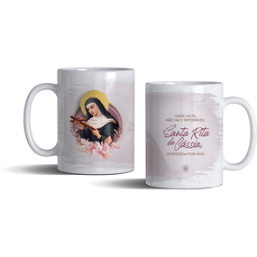 Caneca Santa Rita de Cássia